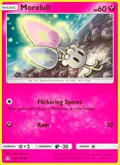 Morelull 92/156 Ultra Prism Pokémon card