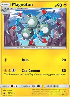 Magneton 35/131 Forbidden Light Pokémon card