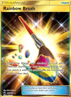 Rainbow Brush 182/168 Celestial Storm Pokémon card