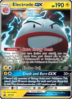Electrode GX 48/168 Celestial Storm Pokémon card