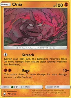 Onix 71/168 Celestial Storm Pokémon card