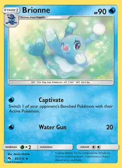 Brionne 66/214 Lost Thunder Pokémon card