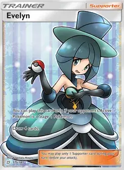 Evelyn 175/181 Team Up Pokémon card