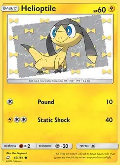 Helioptile 49/181 Team Up Pokémon card