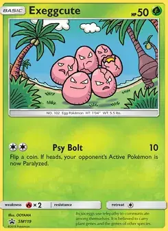 Exeggcute SM119 SM Black Star Promos Pokémon card