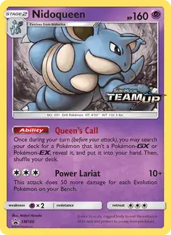 Nidoqueen SM160 SM Black Star Promos Pokémon card