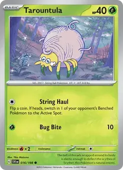 Tarountula 016/198 Scarlet & Violet Pokémon card