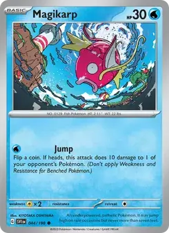 Magikarp 044/198 Scarlet & Violet Pokémon card