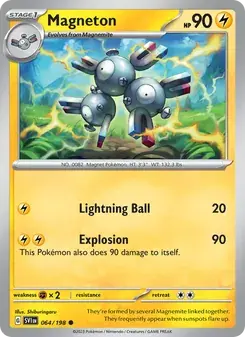 Magneton 064/198 Scarlet & Violet Pokémon card