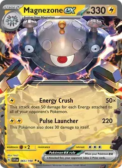 Magnezone ex 065/198 Scarlet & Violet Pokémon card
