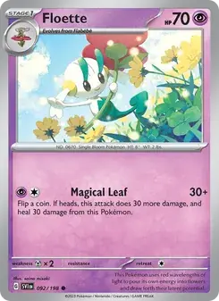 Floette 092/198 Scarlet & Violet Pokémon card