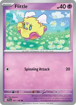 Flittle 101/198 Scarlet & Violet Pokémon card