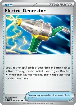 Electric Generator 170/198 Scarlet & Violet Pokémon card