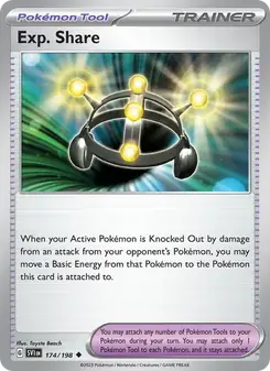 Exp. Share 174/198 Scarlet & Violet Pokémon card