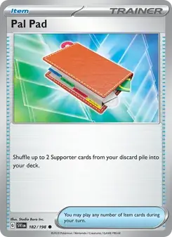 Carta Pokémon Pal Pad 182/198 de Scarlet & Violet