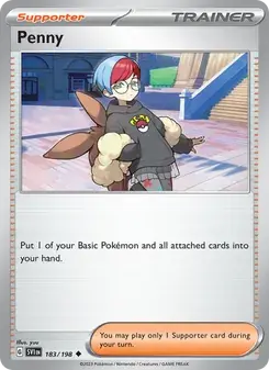 Penny 183/198 Scarlet & Violet Pokémon card