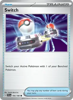 Switch 194/198 Scarlet & Violet Pokémon card