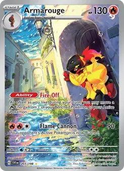 Armarouge 203/198 Scarlet & Violet Pokémon card