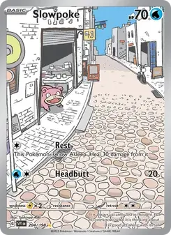Slowpoke 204/198 Scarlet & Violet Pokémon card