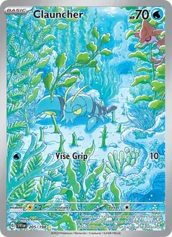 Clauncher 205/198 Scarlet & Violet Pokémon card