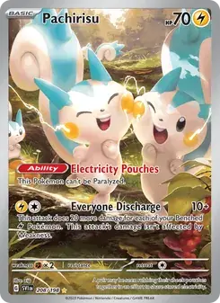 Pachirisu 208/198 Scarlet & Violet Pokémon card