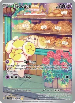 Fidough 213/198 Scarlet & Violet Pokémon card