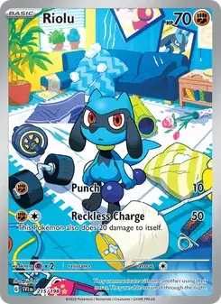Riolu 215/198 Scarlet & Violet Pokémon card