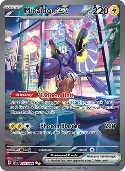 Miraidon ex 244/198 Scarlet & Violet Pokémon card