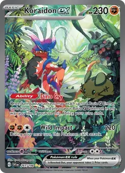 Koraidon ex 247/198 Scarlet & Violet Pokémon card