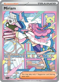 Miriam 251/198 Scarlet & Violet Pokémon card