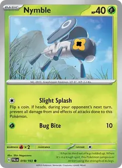 Nymble 019/193 Paldea Evolved Pokémon card