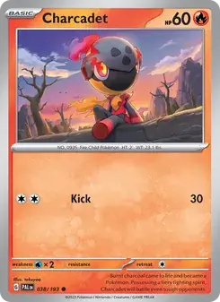 Charcadet 038/193 Paldea Evolved Pokémon card