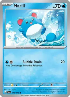 Marill 044/193 Paldea Evolved Pokémon card