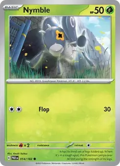 Nymble 014/182 Paradox Rift Pokémon card
