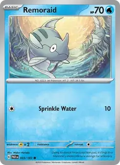 Remoraid 033/182 Paradox Rift Pokémon card