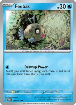 Feebas 035/182 Paradox Rift Pokémon card