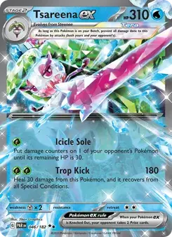 Tsareena ex 046/182 Paradox Rift Pokémon card