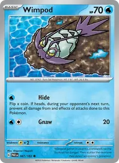 Wimpod 047/182 Paradox Rift Pokémon card