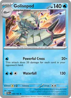 Golisopod 049/182 Paradox Rift Pokémon card