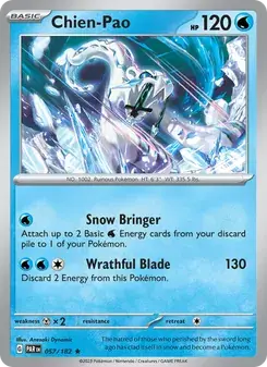 Chien-Pao 057/182 Paradox Rift Pokémon card