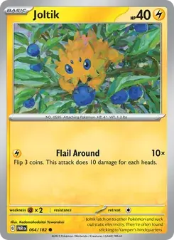 Joltik 064/182 Paradox Rift Pokémon card