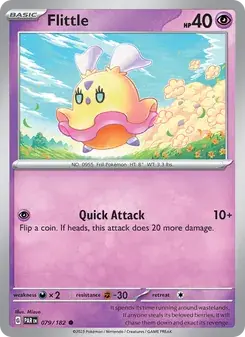 Flittle 079/182 Paradox Rift Pokémon card