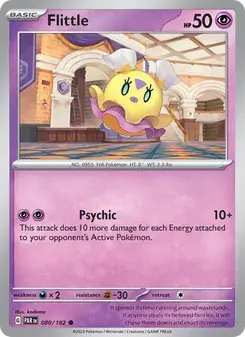 Flittle 080/182 Paradox Rift Pokémon card