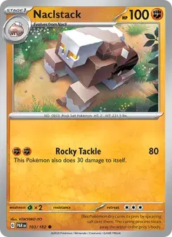 Naclstack 103/182 Paradox Rift Pokémon card