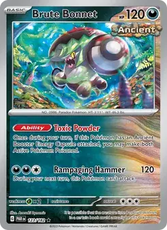Brute Bonnet 123/182 Paradox Rift Pokémon card