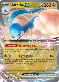 Altaria ex 140/182 Paradox Rift Pokémon card