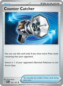 Counter Catcher 160/182 Paradox Rift Pokémon card