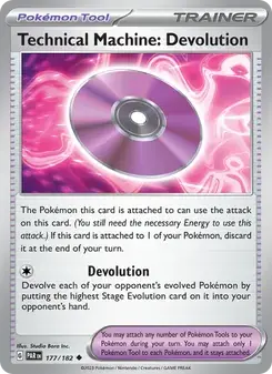 Technical Machine: Devolution 177/182 Paradox Rift Pokémon card