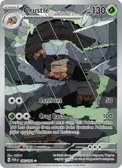 Crustle 183/182 Paradox Rift Pokémon card