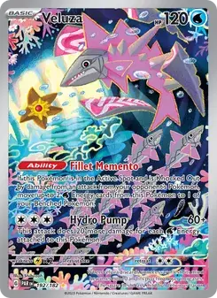 Veluza 192/182 Paradox Rift Pokémon card